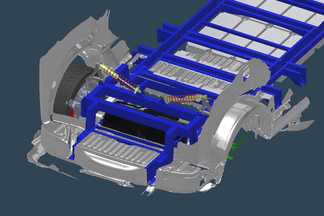 Rear suspension image 1